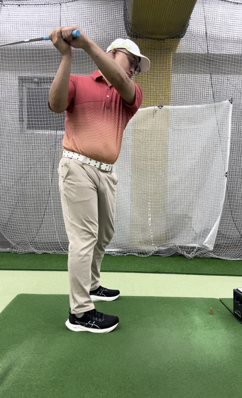 正しい場所にクラブを上げれていますか？ │池袋ゴルフアカデミー