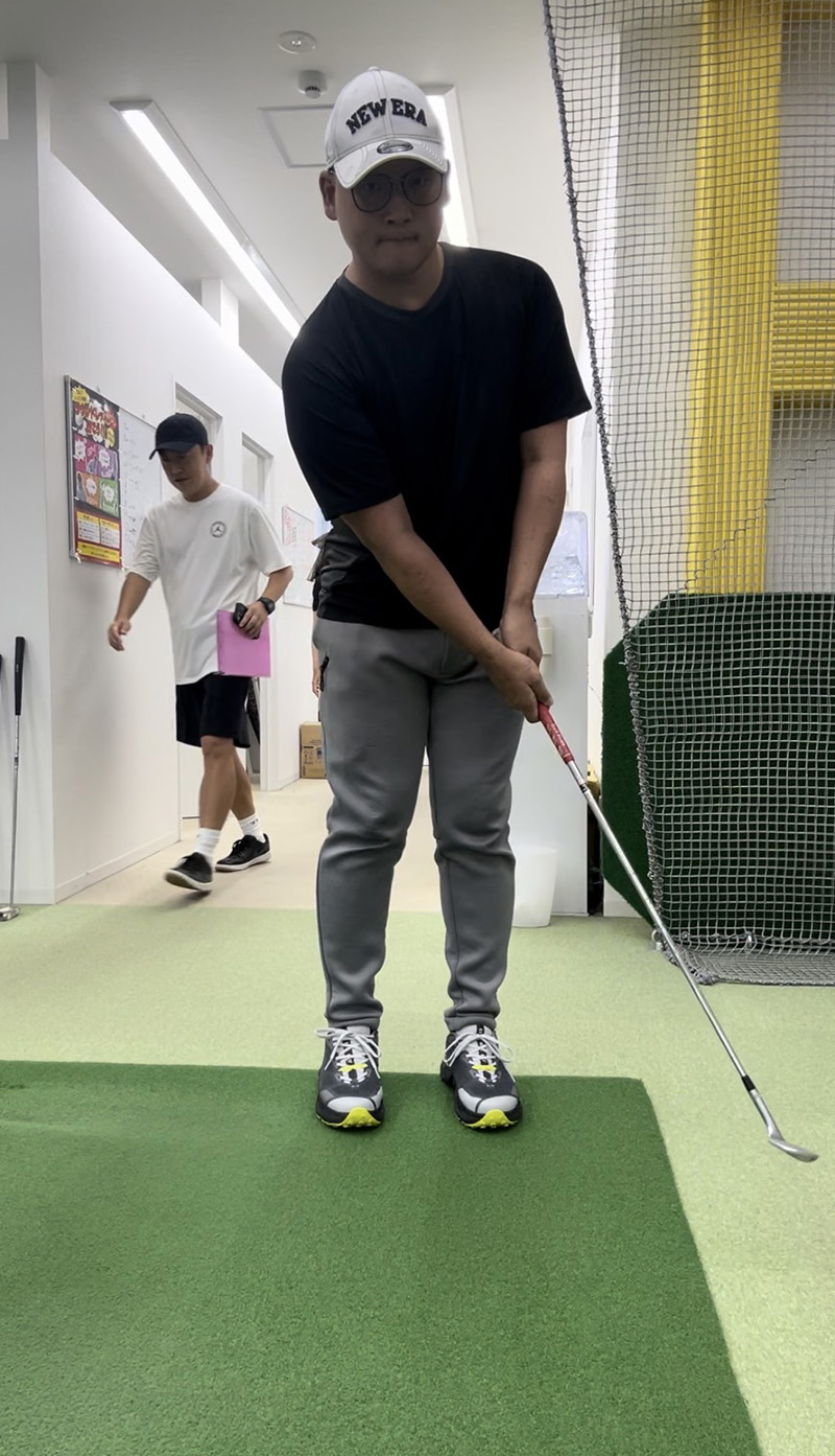 初心者向けのアプローチの振り幅のレッスン│池袋ゴルフアカデミー
