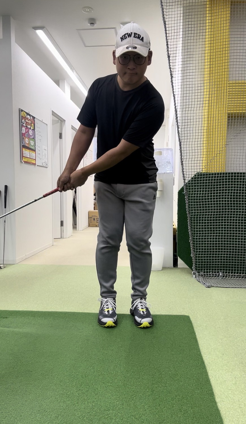 初心者向けのアプローチの振り幅のレッスン│池袋ゴルフアカデミー