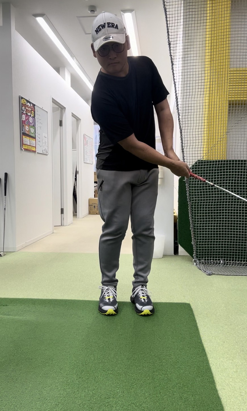 初心者向けのアプローチの振り幅のレッスン│池袋ゴルフアカデミー
